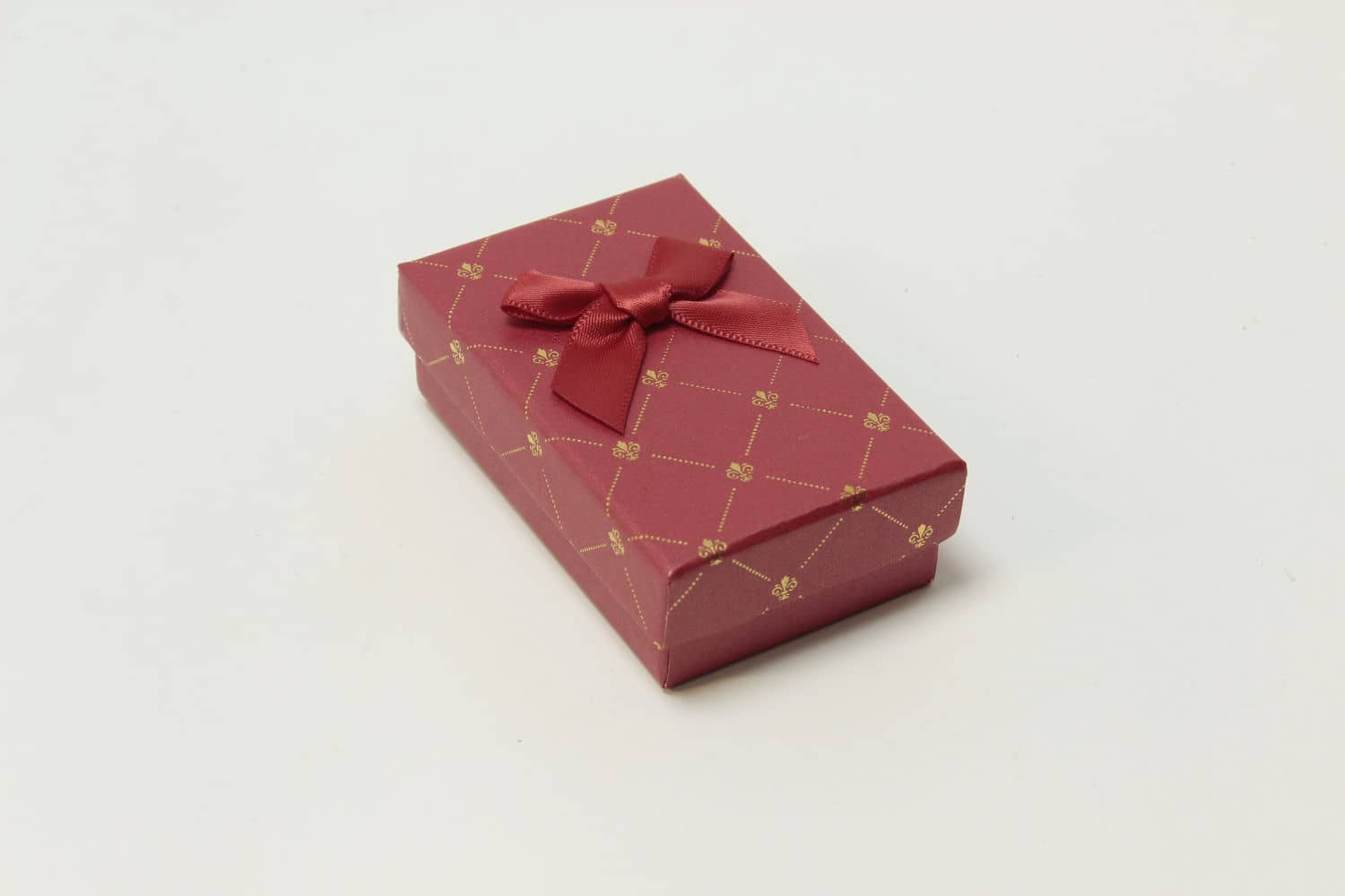 Ювелирная коробка - Клетка 5*8*2,5 см, Красный