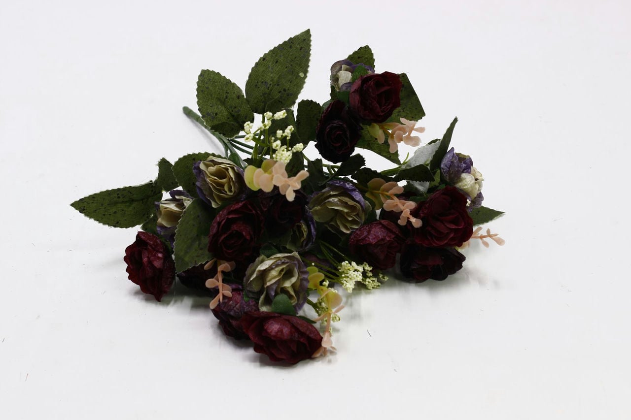 Букет мраморных роз "Шанталь" Н35см Фиолетовый