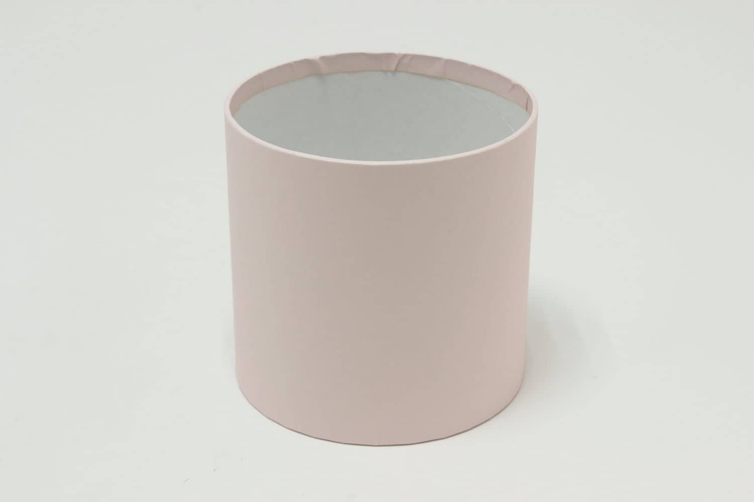 Коробка цилиндр "Exclusive" (без крышки) 14*14 см, Розовый пастель (Арт) КЦБ-0035/4