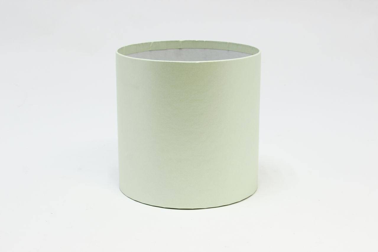Коробка цилиндр "Exclusive" (без крышки) 16*16 см, Свежая мята перламутр (Арт) КЦБ-0015/2