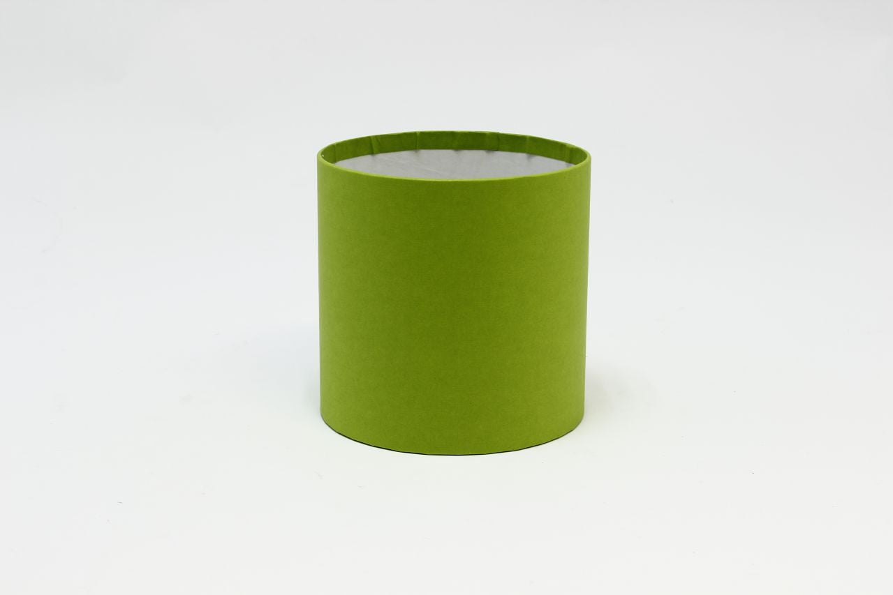 Коробка цилиндр "Exclusive" (без крышки) 14*14 см, Фисташка (Арт) КЦБ-0005/4