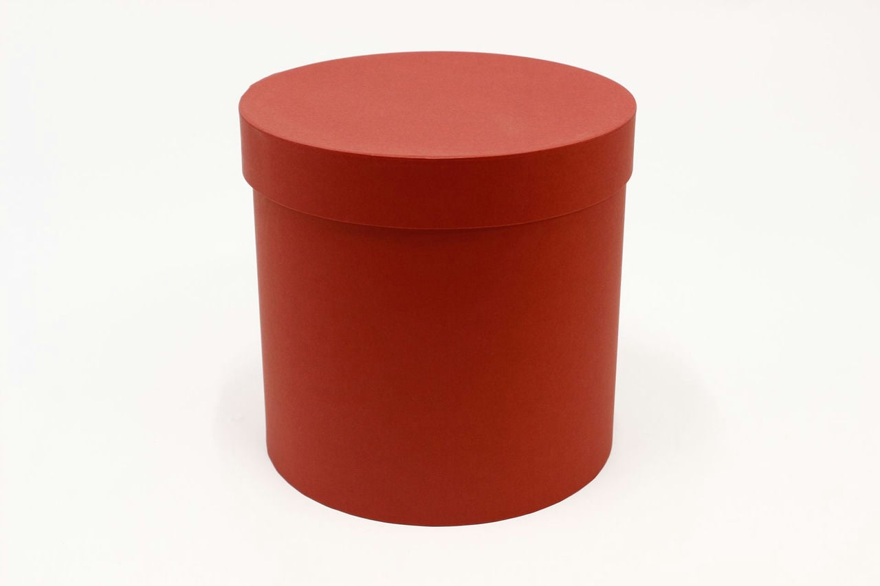 Коробка цилиндр 20*20*20 см, Красный (Арт) 87998913-1