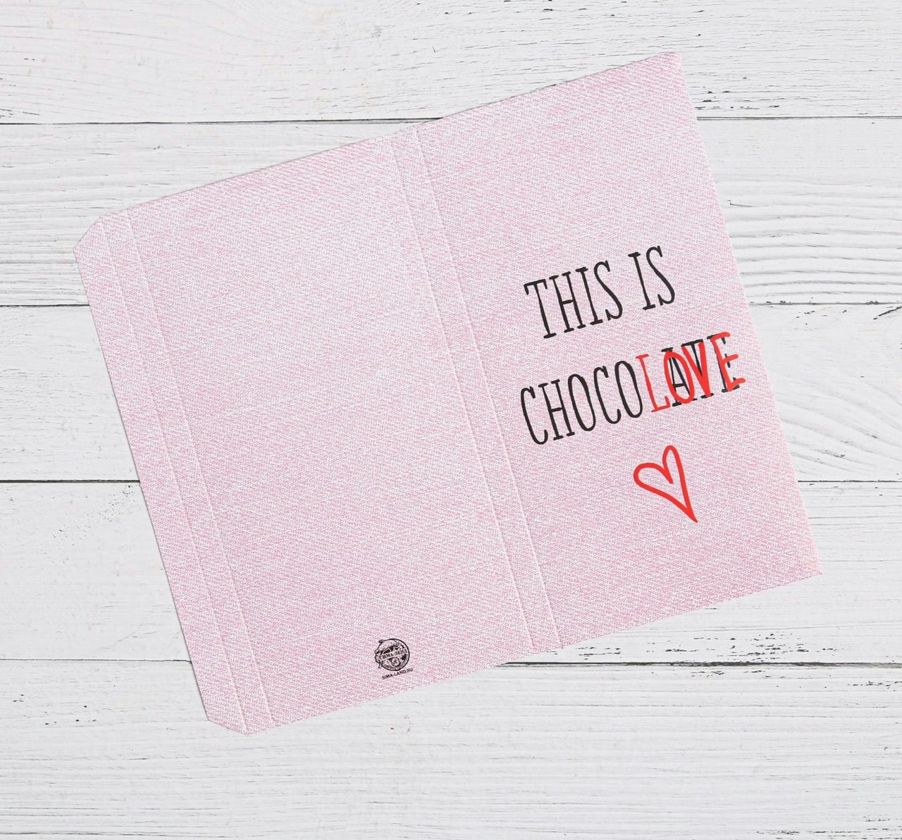 Обёртка для шоколада This is ChocoLOVE, 8 × 15.5 см 4992107