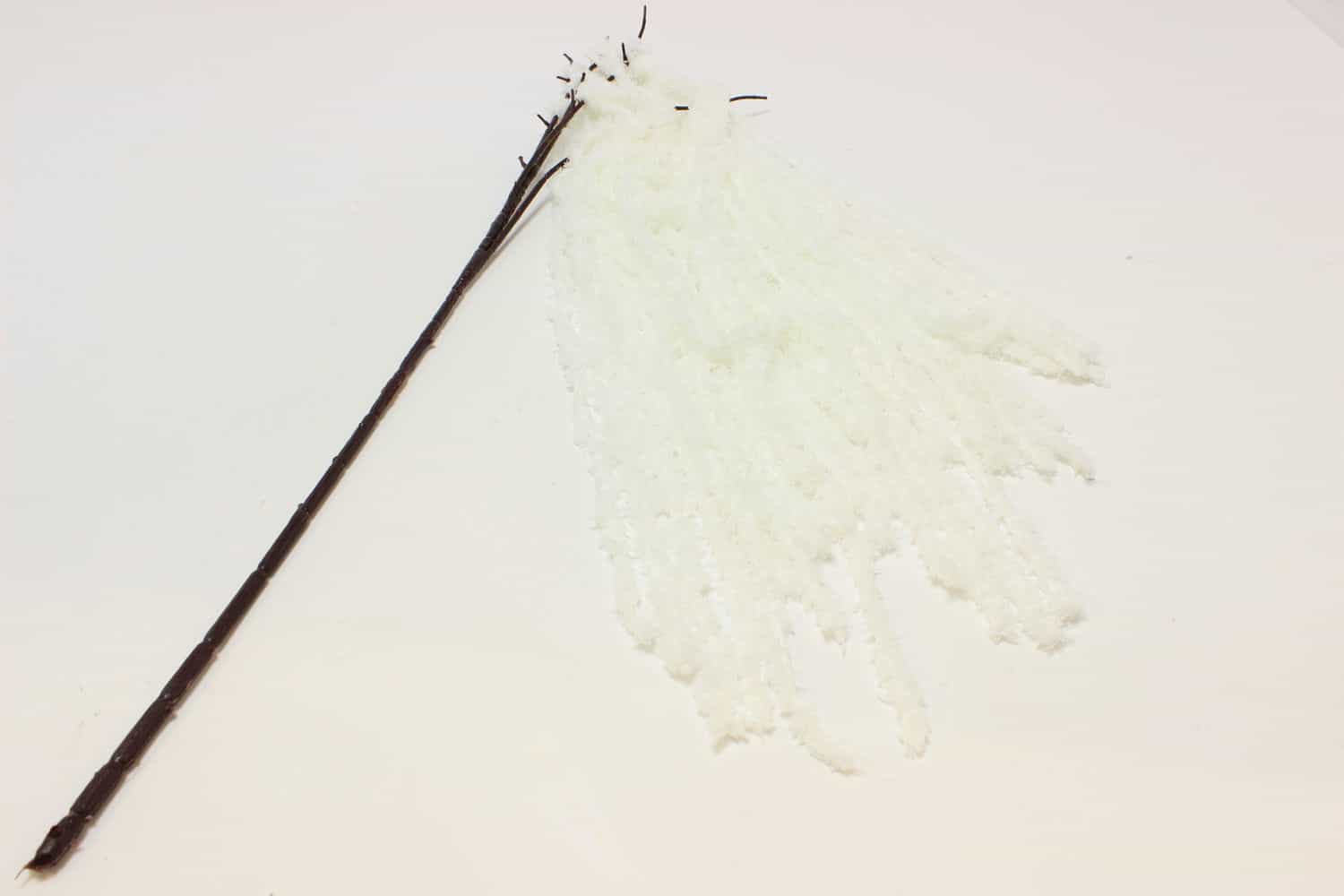 Ветка Амаранта "Густой" Н115см Белый