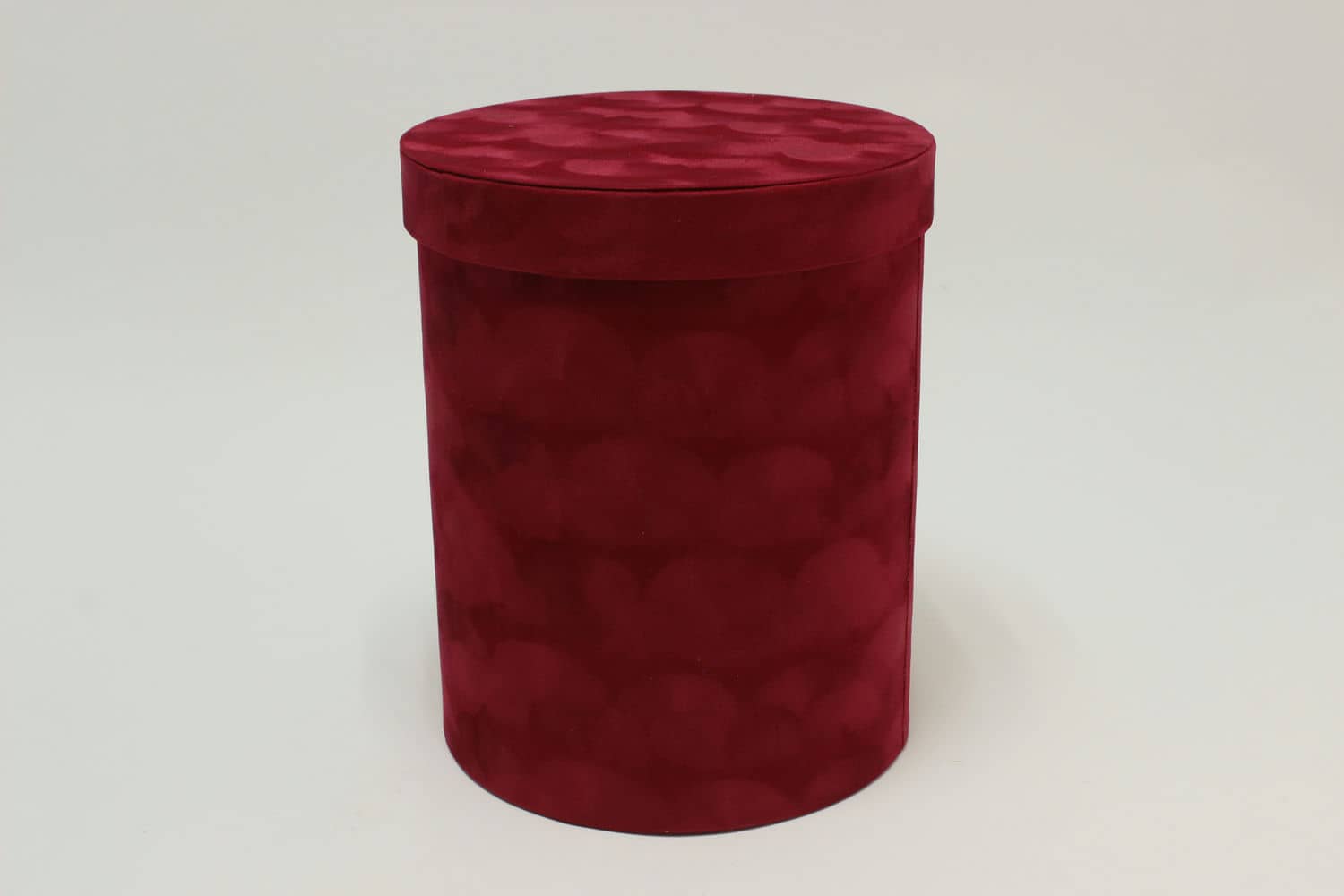 Коробка цилиндр бархатная "Velvet" 21*25,5 см, Вишнёвый (Арт) 720952/5-1 Коробка цилиндр бархатная "Velvet" 21*25,5 см, Вишнёвый (Арт) 720952/5-1