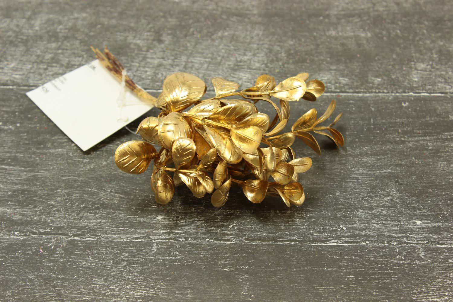 Декоративная связка веточек, h14 см, золото