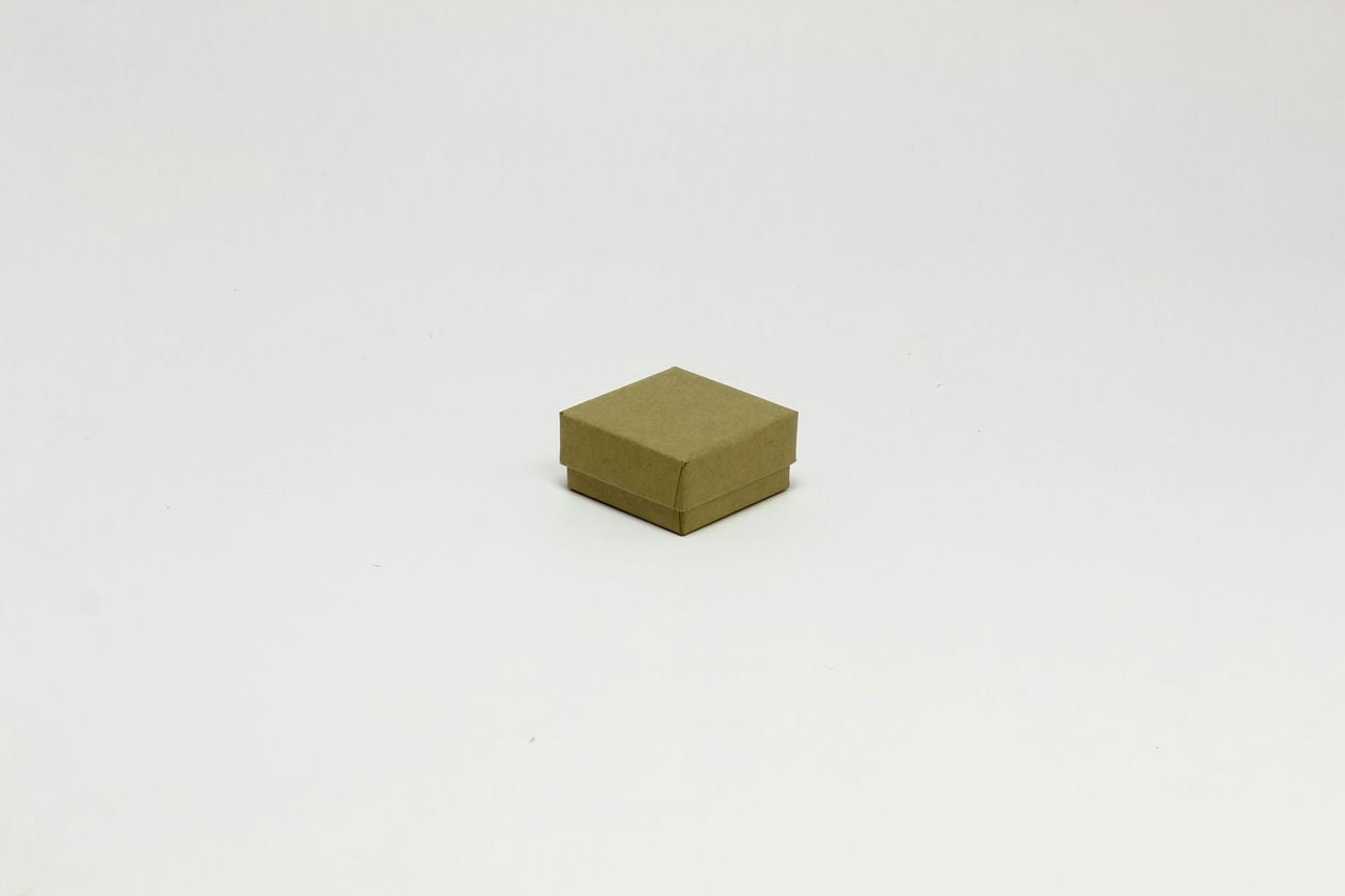Коробка квадрат 6*6*3 см, крафт (Арт) КК-001/11