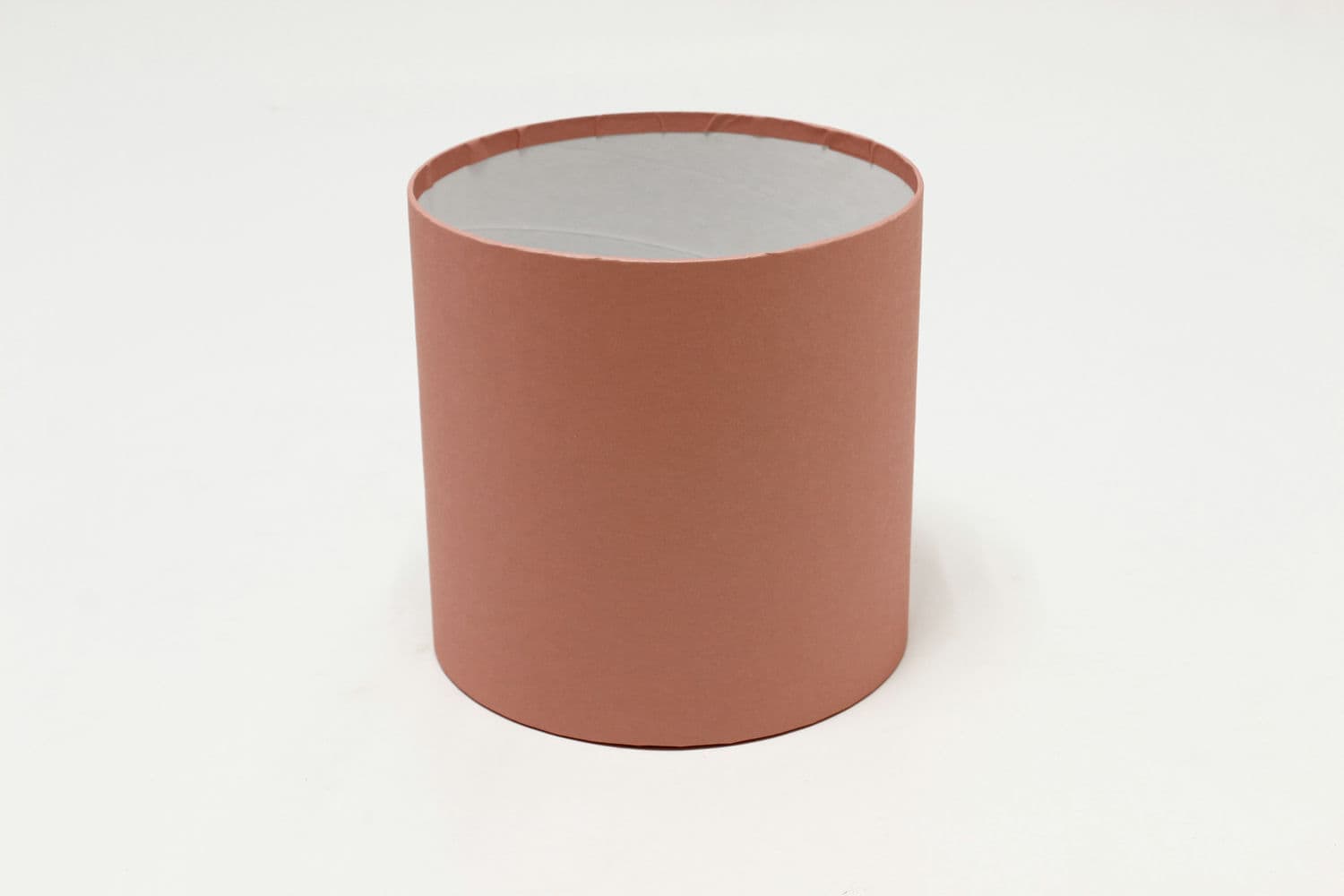 Коробка цилиндр "Exclusive" (без крышки) 16*16 см, Розовый коралл (Арт) КЦБ-0024/2