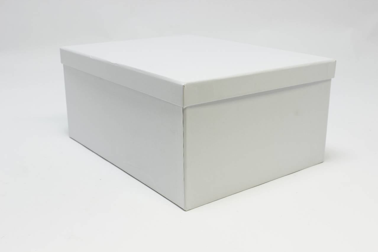 Коробка прямоугольная "Classic" Белая 34*26*15,3 см (Арт) 721604/417-1