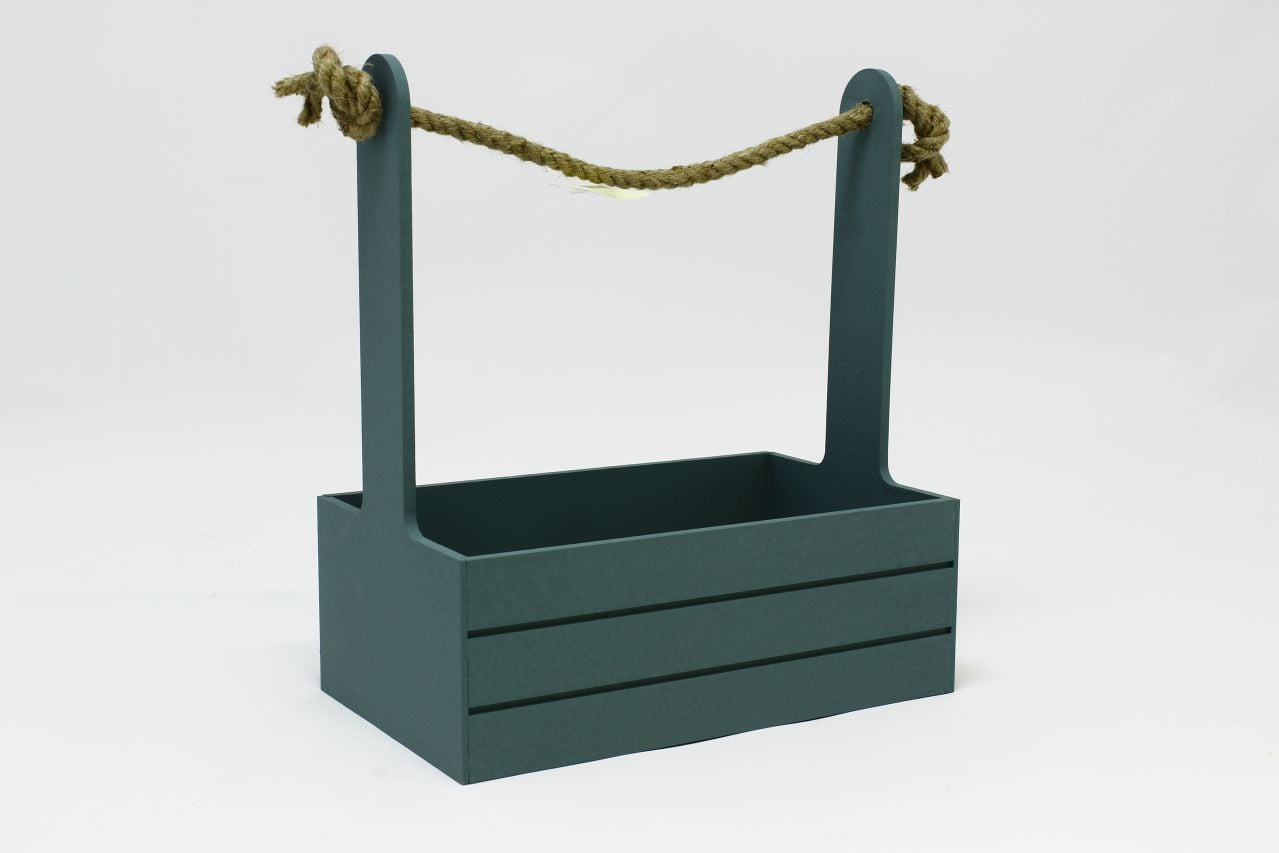 Ящик для декора 30,5*18,5*35 см, изумруд (Арт) 10227-1