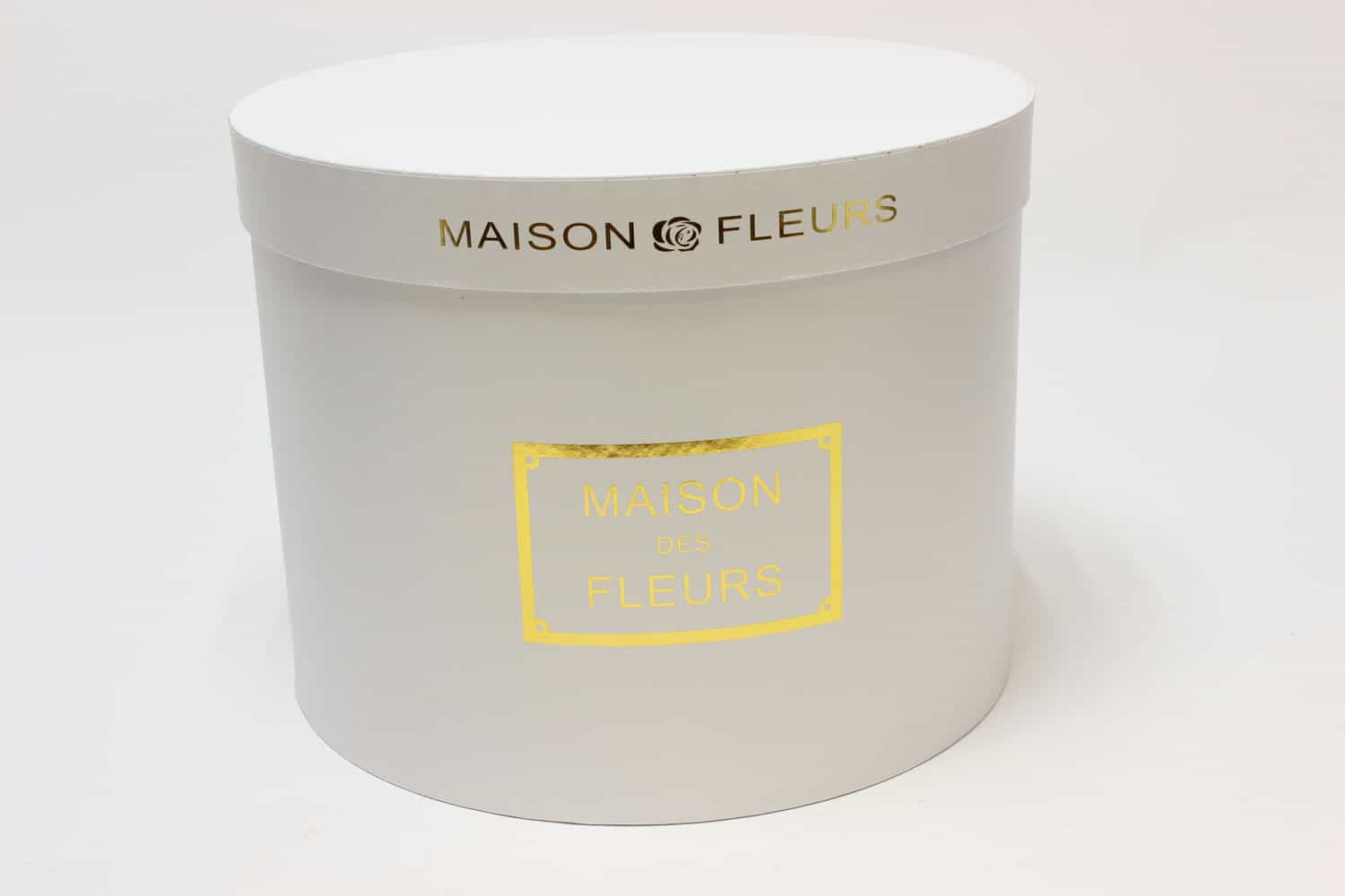 Коробки круг "Maison des Fleurs" 32*24,5 см, Белый (Арт) 7215006/417-1