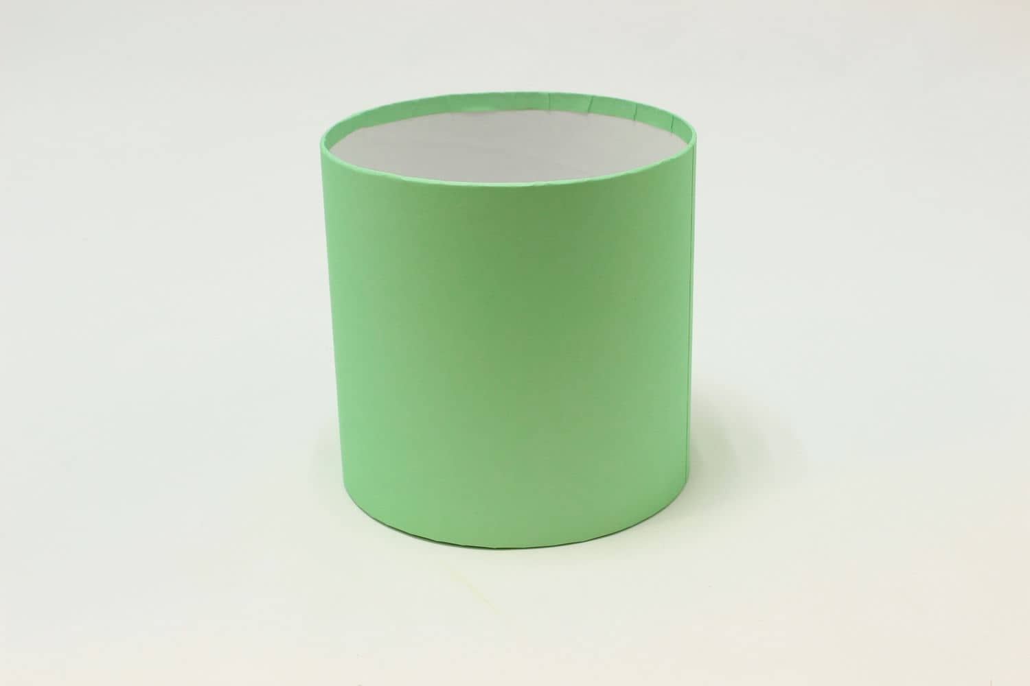 Коробка цилиндр "Exclusive" (без крышки) 18*18 см, Салатовый (Арт) КЦБ-0029/1
