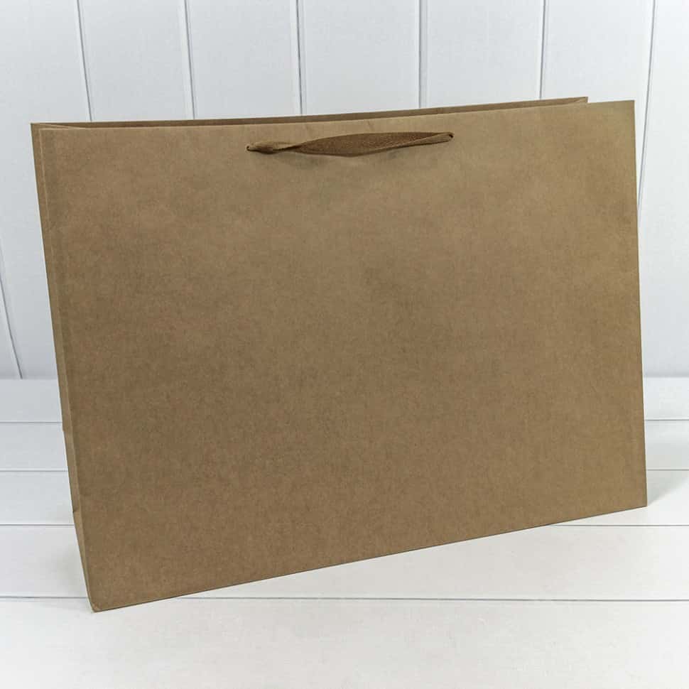 Пакет подарочный "Крафт" с ручкой 55*40*20 см