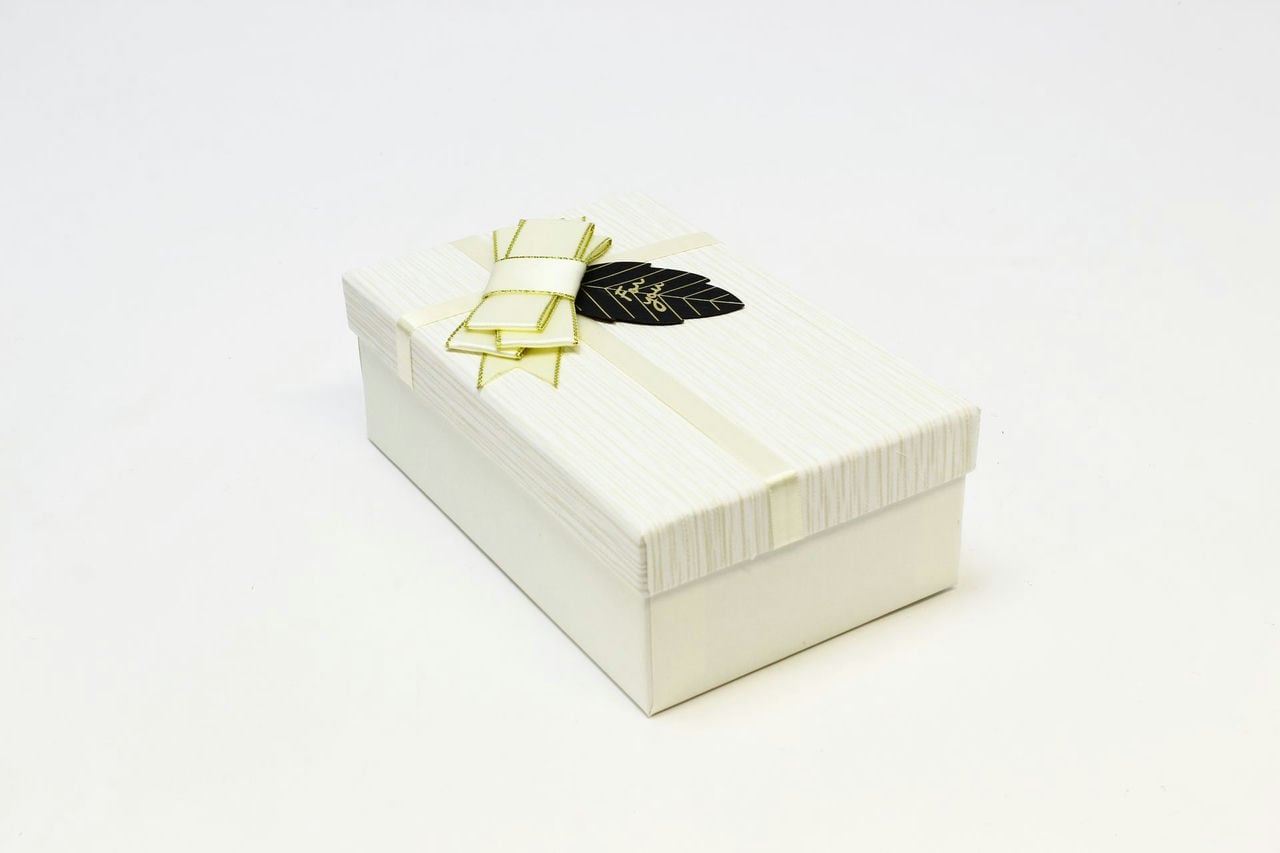 Коробка прямоугольник "For You" 19*12*6,5 см Белый (Арт) 7201540/11-3