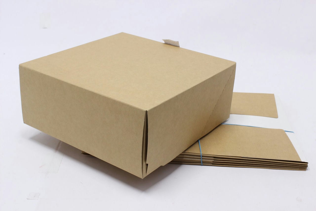 Коробка крафт ECO CAKE 6000, 255х255х105 мм (5шт в 1 упак)