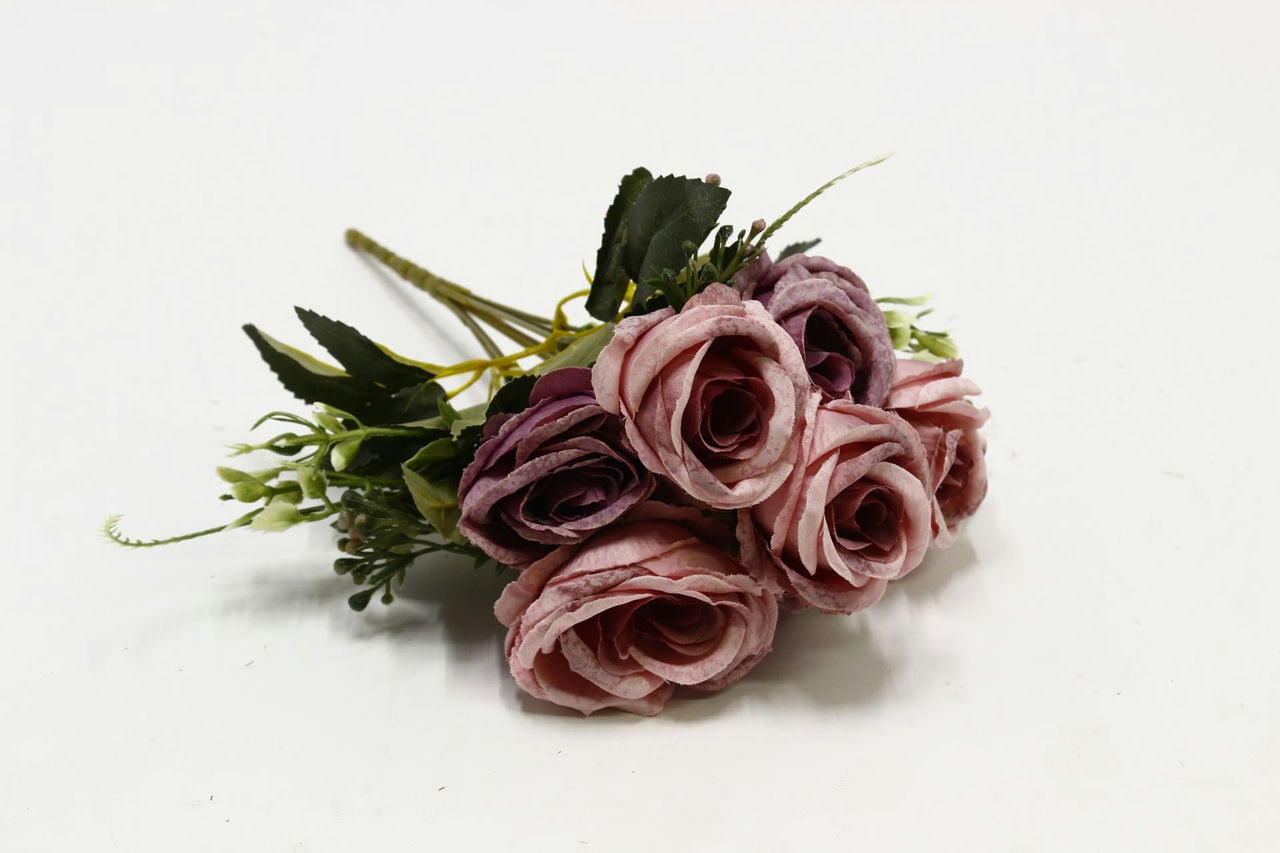 Букет роз "Еврожасмин" Н33см Пудровый