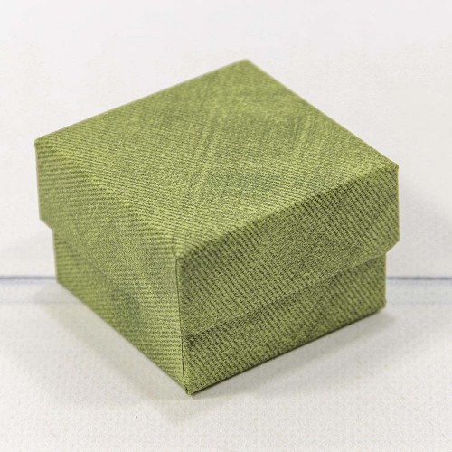 Коробка Квадратная 5*5*3 см Зелёный