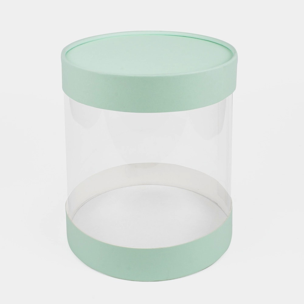 Подарочная коробка "Аквабокс" 22х18 см Мята