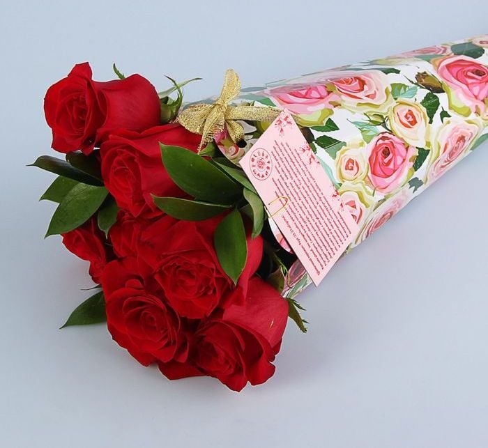 Конус для цветов "Роза патио" серия цветы, 27х13 см   1557378