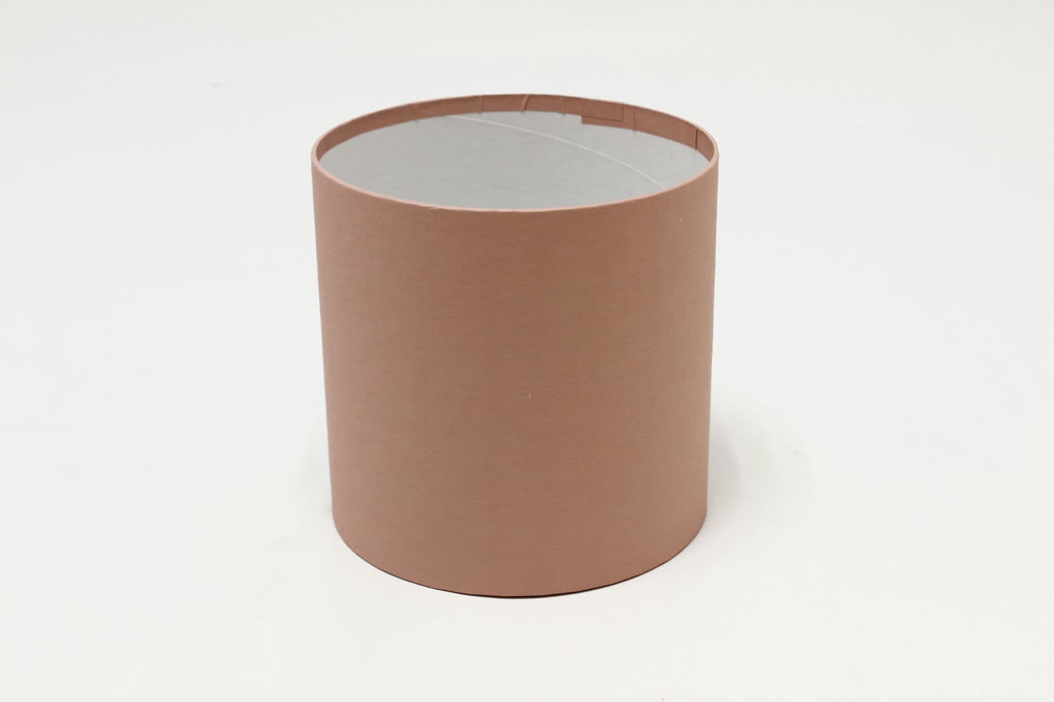 Коробка цилиндр "Exclusive" (без крышки) 16*16 см, Пудра (Арт) КЦБ-0023/2