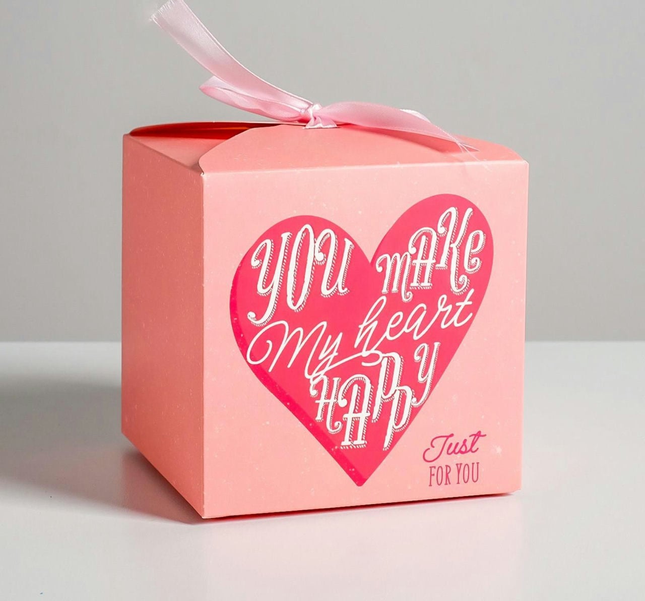 Коробка складная «С любовью», 12 × 12 × 12 см 5218398