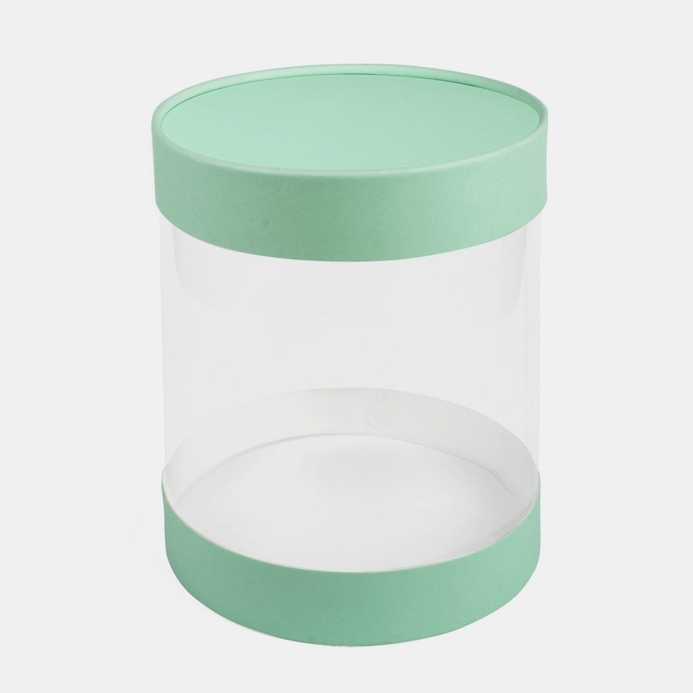 Подарочная коробка "Аквабокс" 25х20 см Светло-зеленый