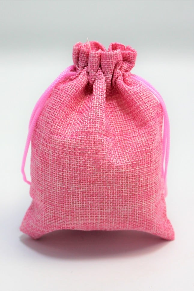 Мешочки из льна однотонные (микс) 12*15 см