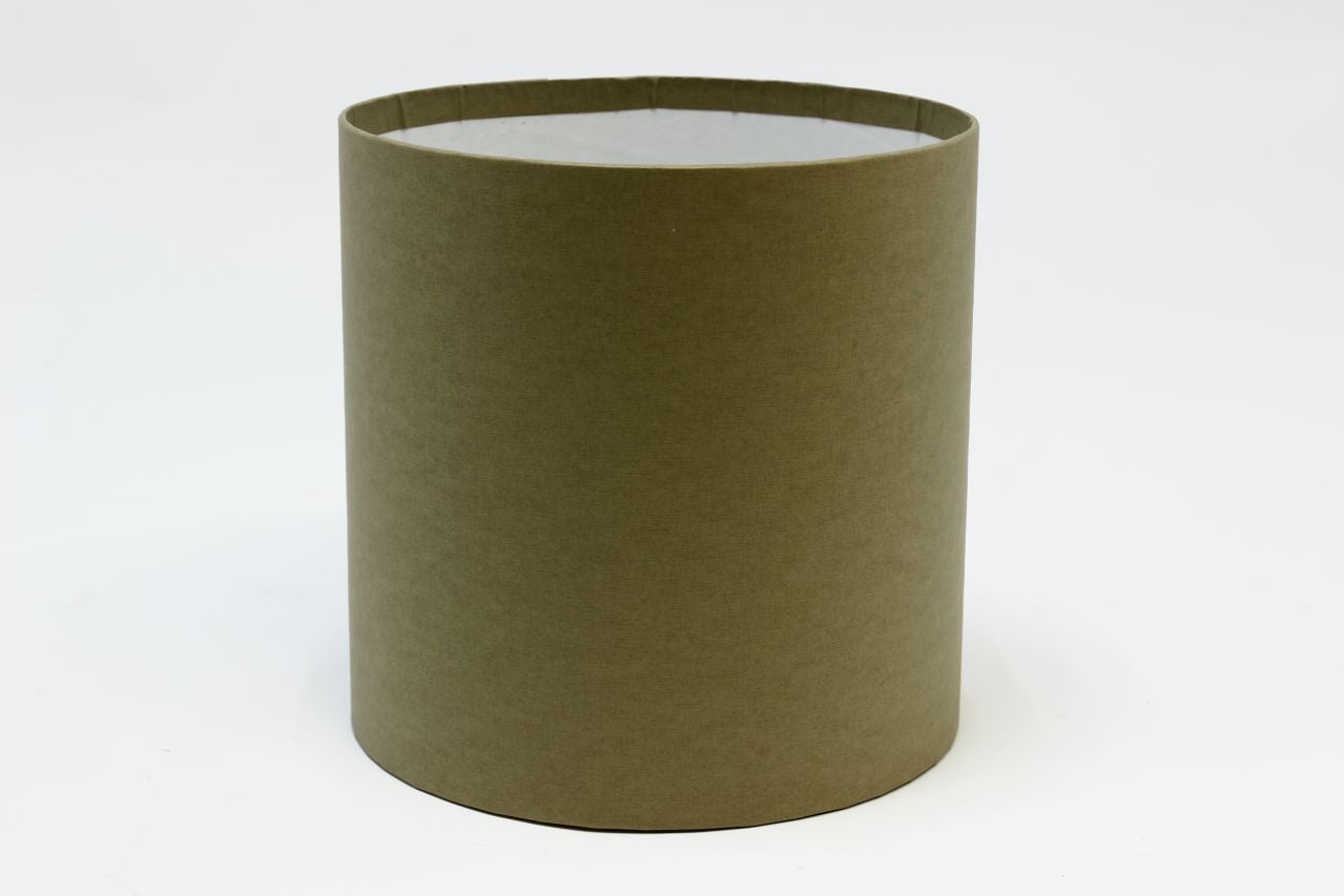 Коробка цилиндр "Exclusive" (без крышки) 18*18 см, Крафт (Арт) КЦБ-0004/1