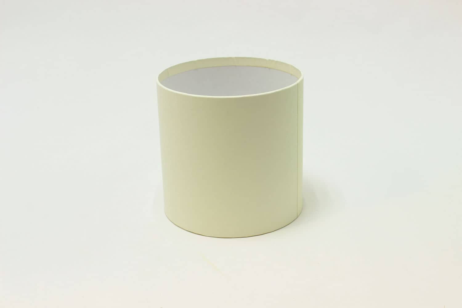 Коробка цилиндр "Exclusive" (без крышки) 16*16 см, Шампань пастель (Арт) КЦБ-0036/2