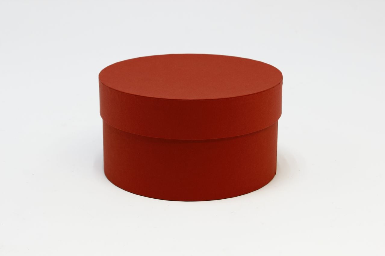 Коробка круг "Exclusive" 16*9 см, Красный (Арт) КЦК-00002/2