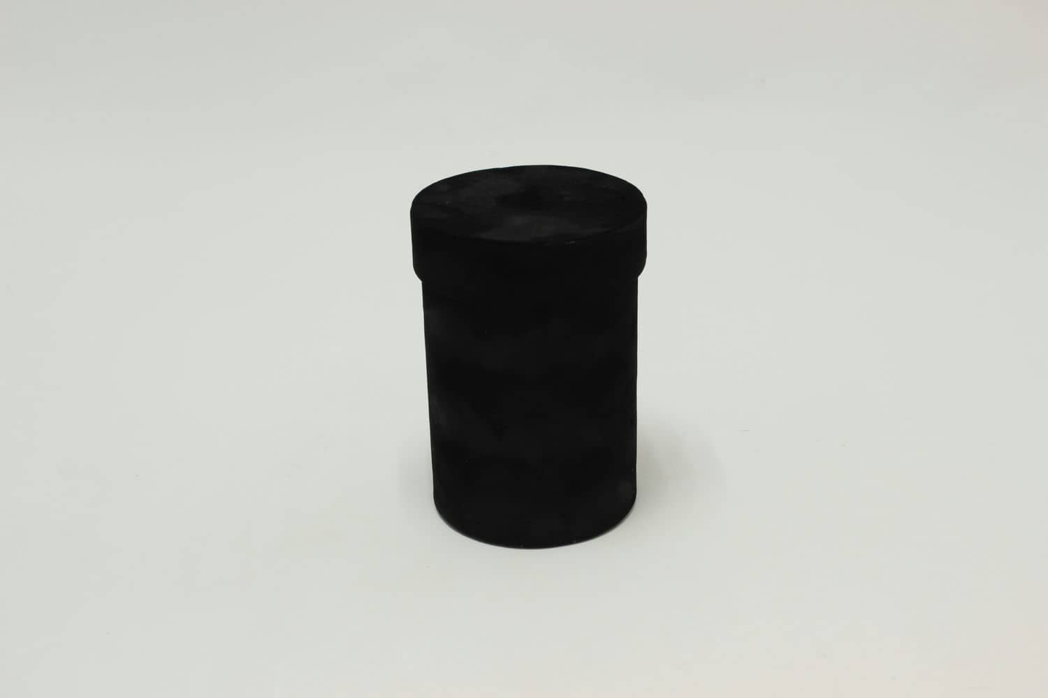 Коробка цилиндр бархатная "Velvet" 11*15,5 см, Чёрный (Арт) 720952/6-6