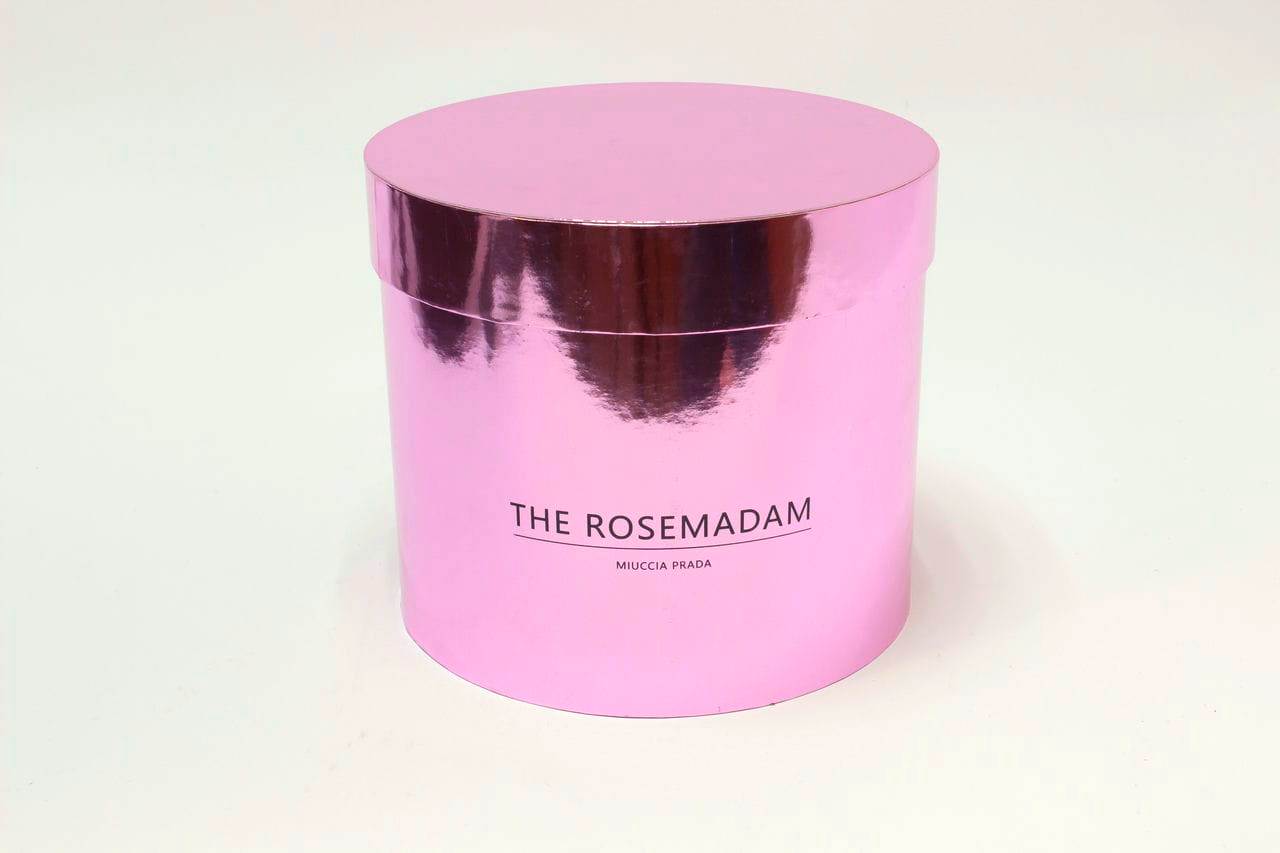 Коробка Цилиндр 23*20 см "The Rosemadam" Розовый (Арт) 7202306/5-2