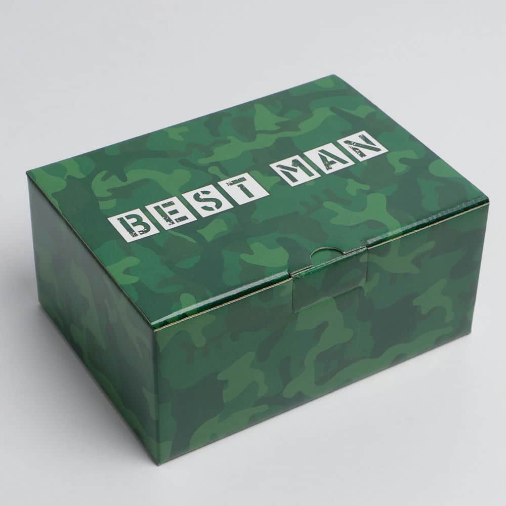 Коробка‒пенал «Best man», 22 × 15 × 10 см 7107440
