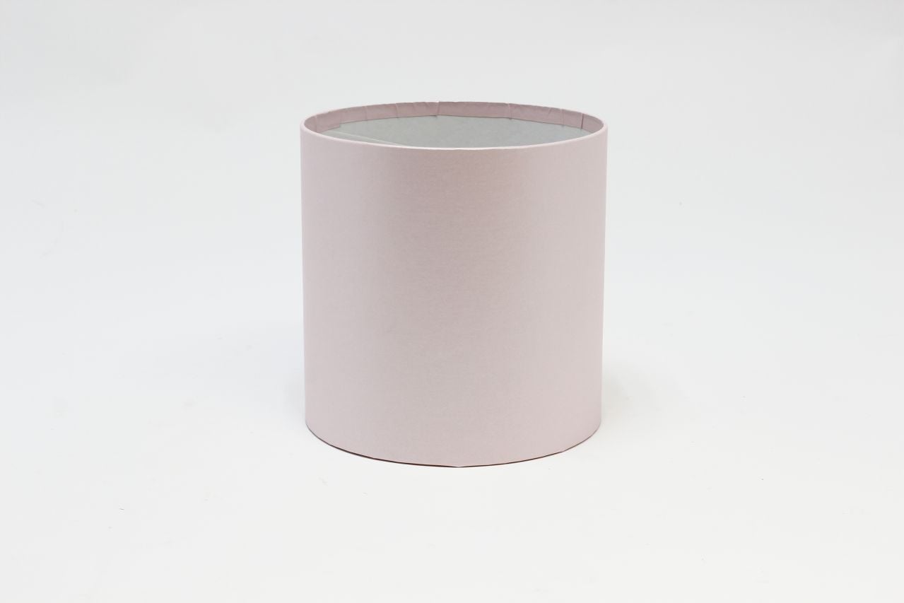 Коробка цилиндр "Exclusive" (без крышки) 15*15 см, Розовый перламутр (Арт) КЦБ-0016/3