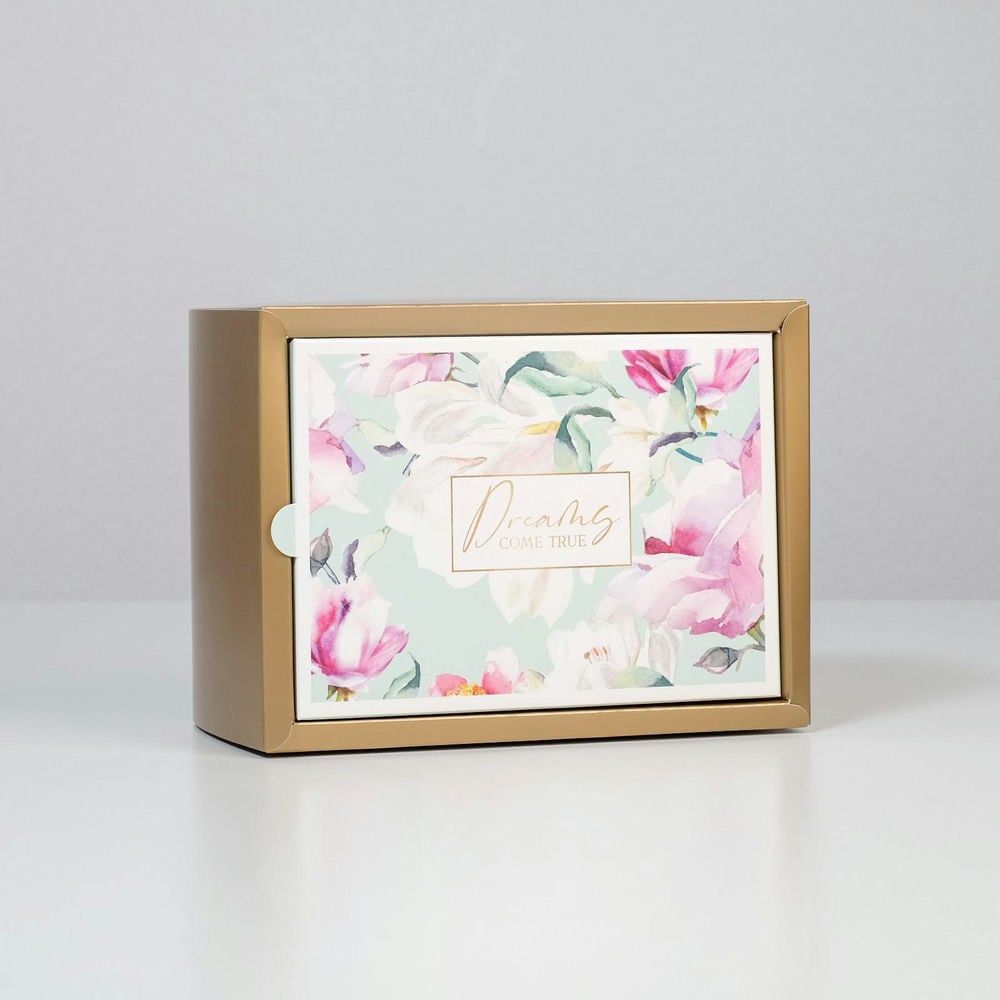 Коробка складная «Цветочная»,  20 × 15 × 10 см 6582038