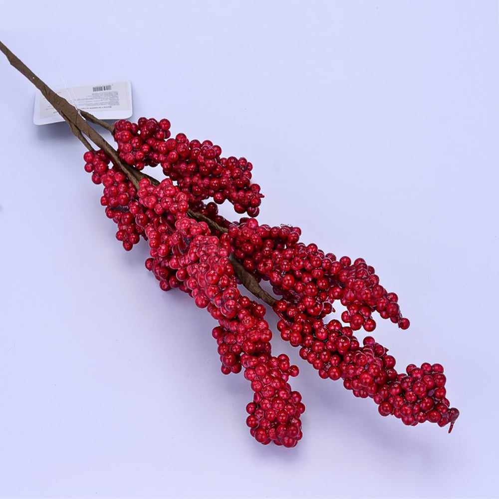 Ветка с ягодами искусственная  72см (XY18-1423)