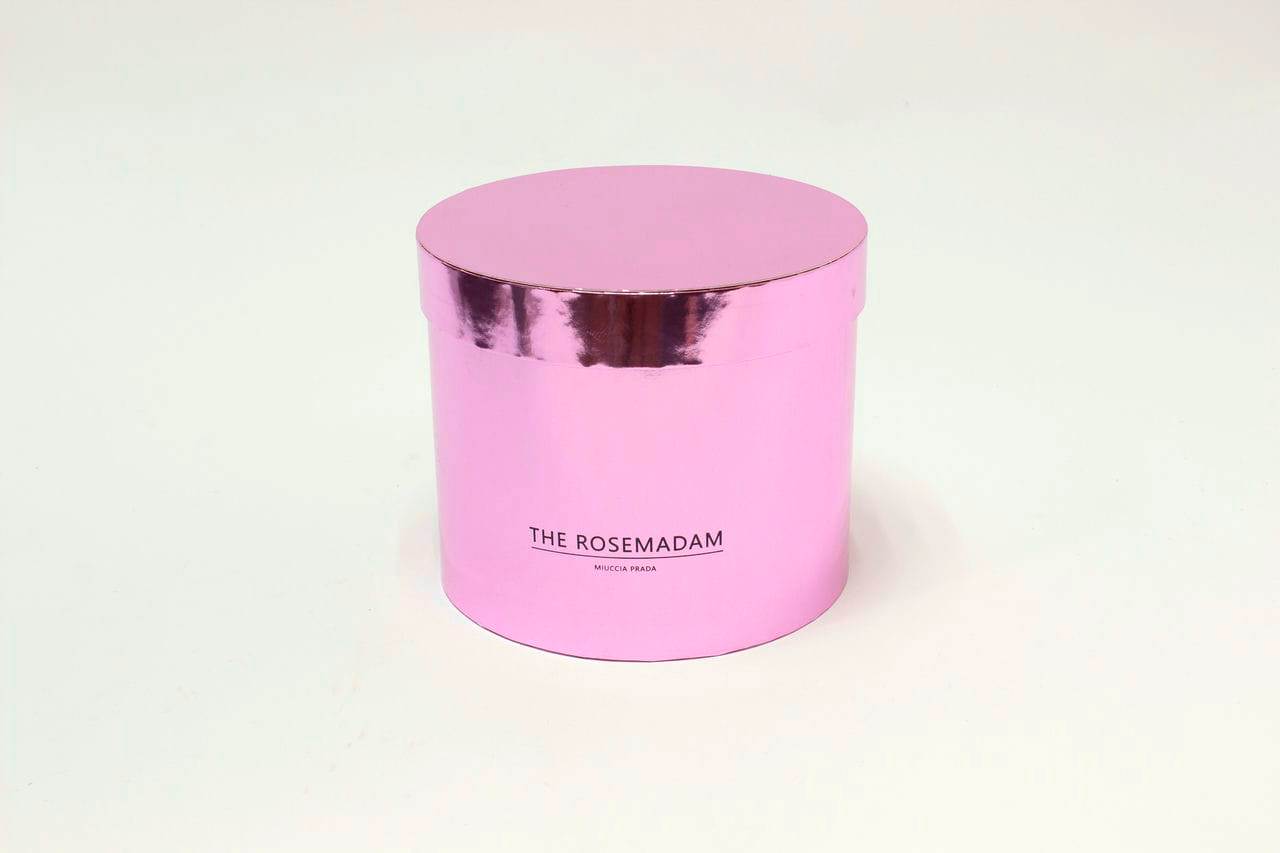 Коробка Цилиндр 19*16 см "The Rosemadam" Розовый (Арт) 7202306/5-4