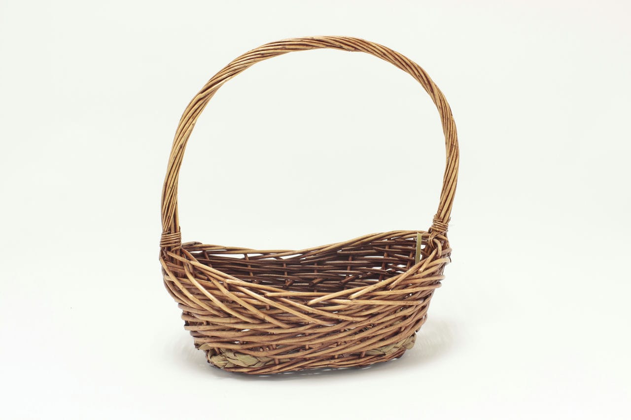 Корзина из Ивы (овальная) 35*25*Н16*Н12*НН40 см (Арт) 4840273-3