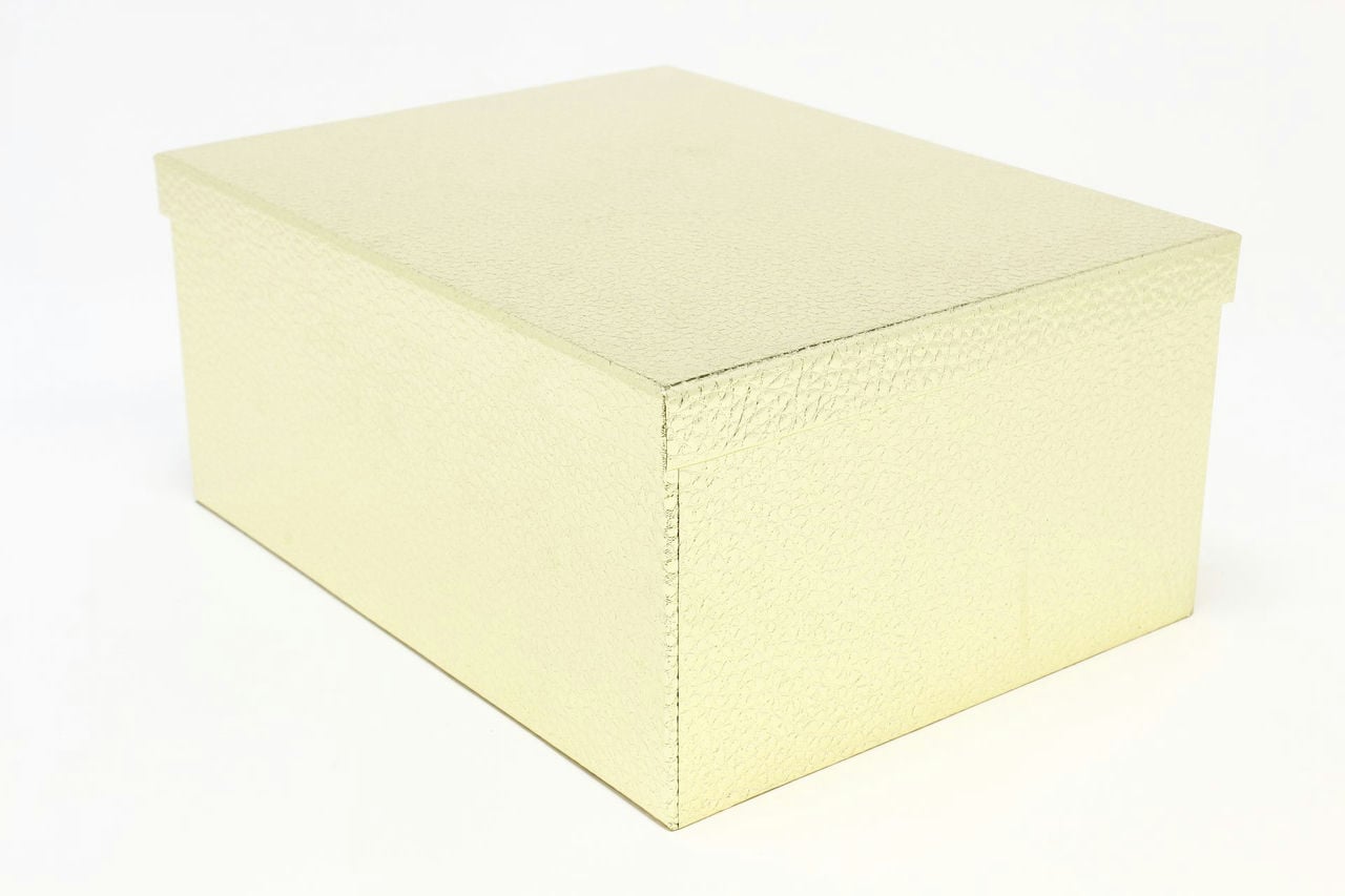 Коробка Прямоугольная 34*26*15,3 "Кожа крокодила" Золотой (Арт) 721604/0003-1 Коробка Прямоугольная 34*26*15,3 "Кожа крокодила" Золотой (Арт) 721604/0003-1