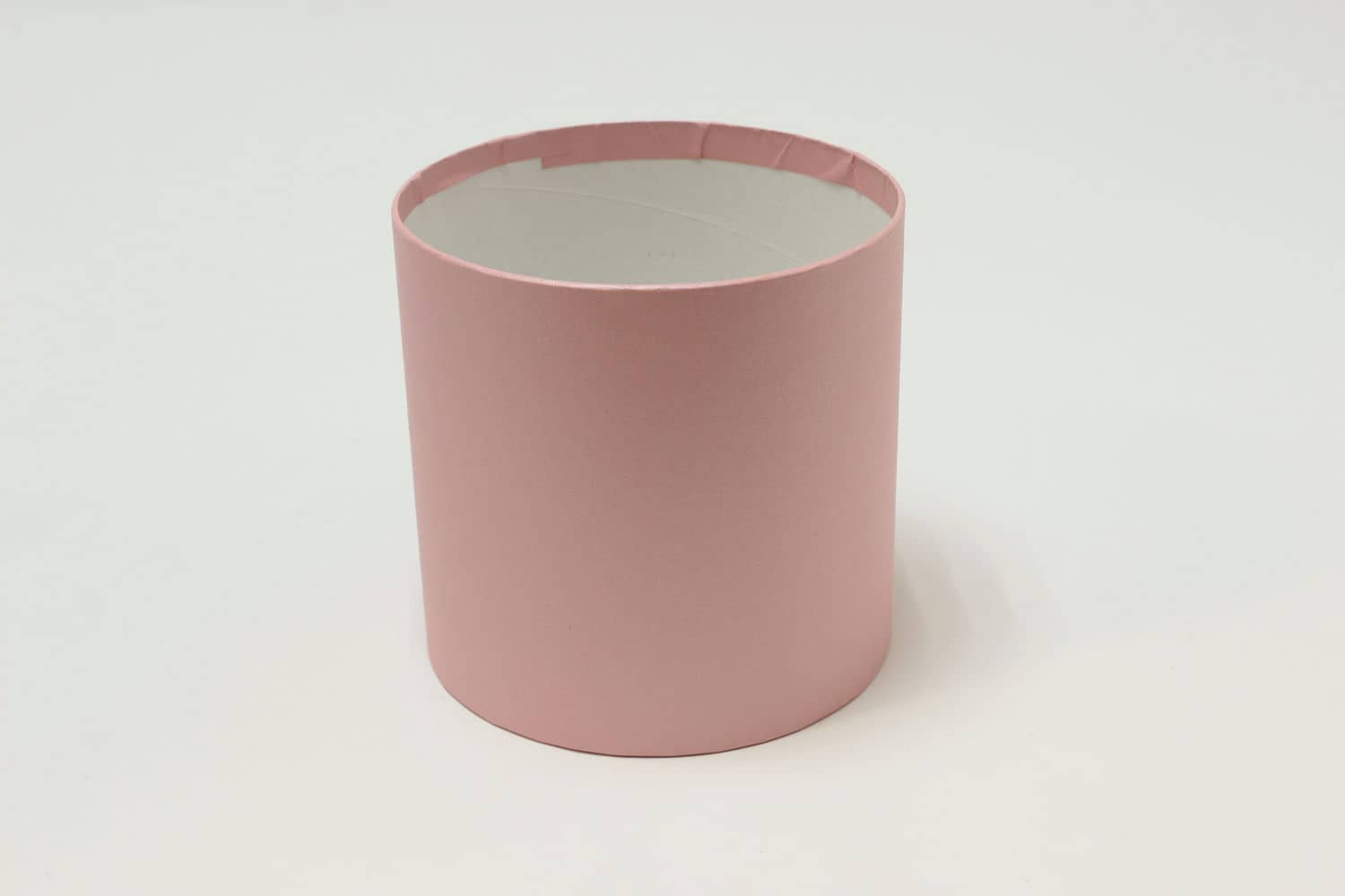 Коробка цилиндр "Exclusive" (без крышки) 15*15 см, Розовый коралл перламутр (Арт) КЦБ-0026/3