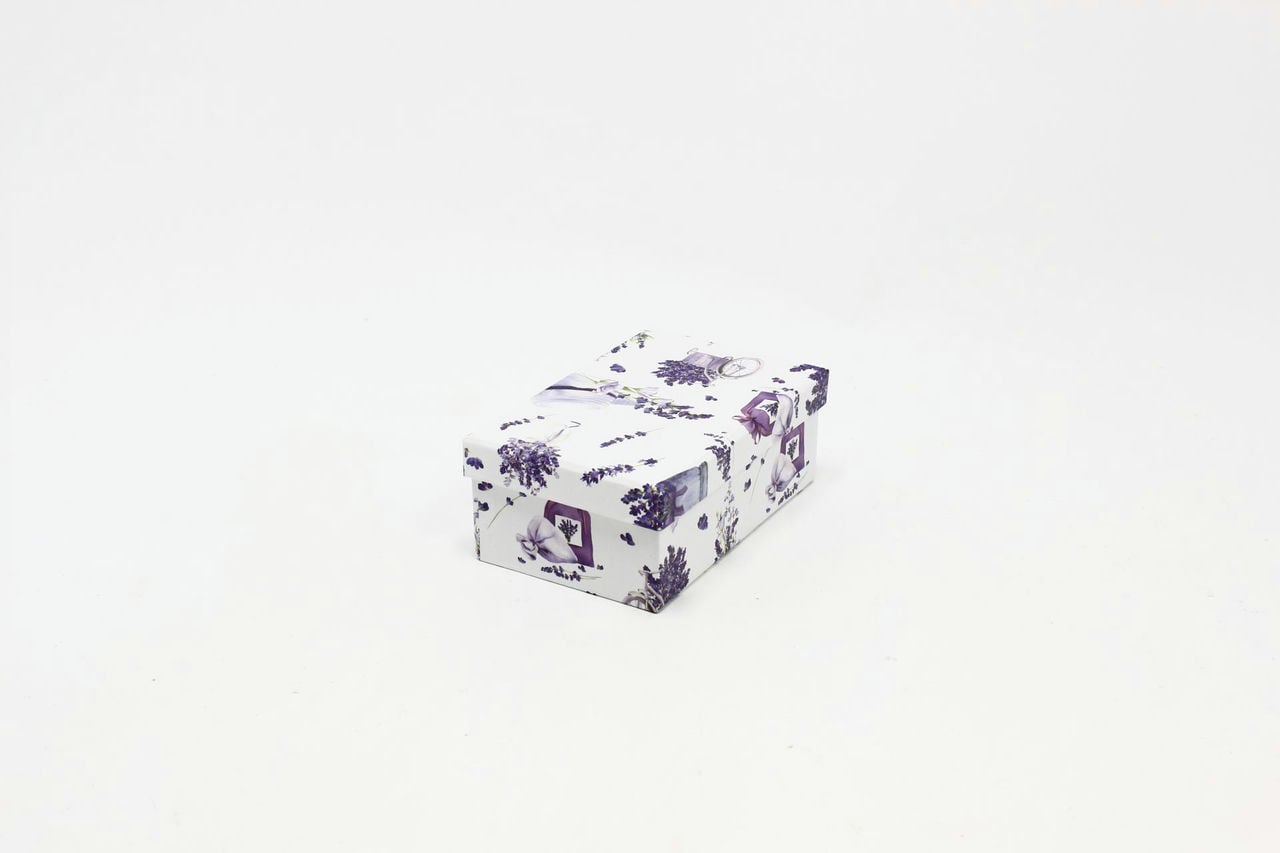 Коробка прямоугольная "Лаванда велосипед" 16,8*10,8*6,5 см (Арт) 721604/1832-10 Коробка прямоугольная "Лаванда велосипед" 16,8*10,8*6,5 см (Арт) 721604/1832-10