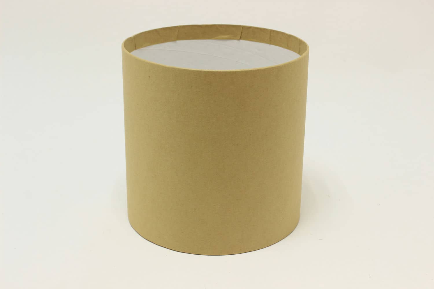 Коробка цилиндр "Exclusive" (без крышки) 20*20 см, Крафт (Арт) КЦБ-0004/0