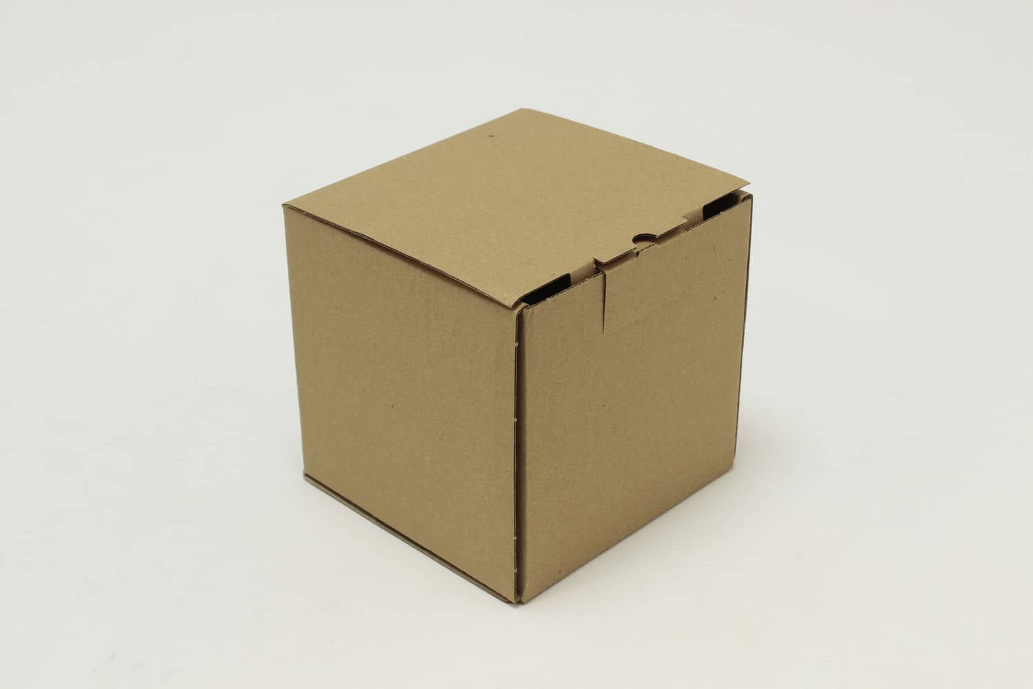 Самосборная картонная коробка 110x110x110 мм, (Т11) (Цена за 1шт) Бурый 