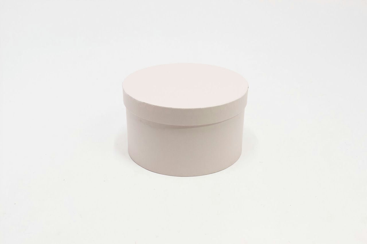 Подарочная коробка Круг "Светло-розовый" 20,5*11,8 см (Арт) 721813/1534-7