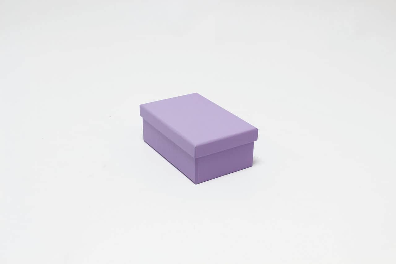Коробка прямоугольная 16,8*10,8*6,5 см, Сиреневый (Арт) 721604/1537-10