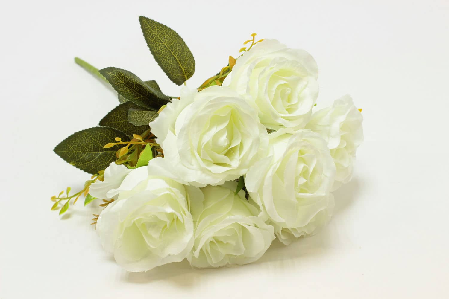 Букет розы "Подружка" Н46см Белый