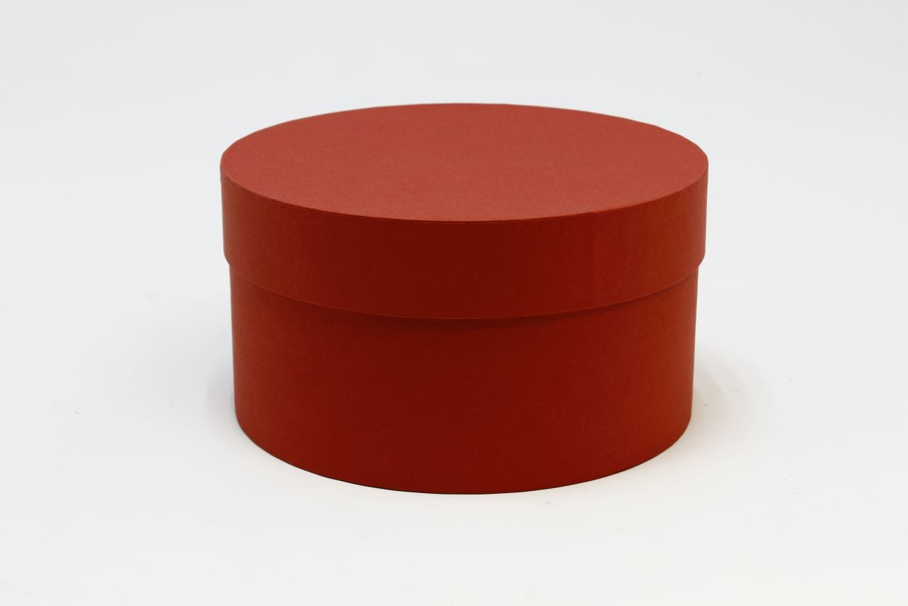 Коробка круг "Exclusive" 18*10 см, Красный (Арт) КЦК-00002/1