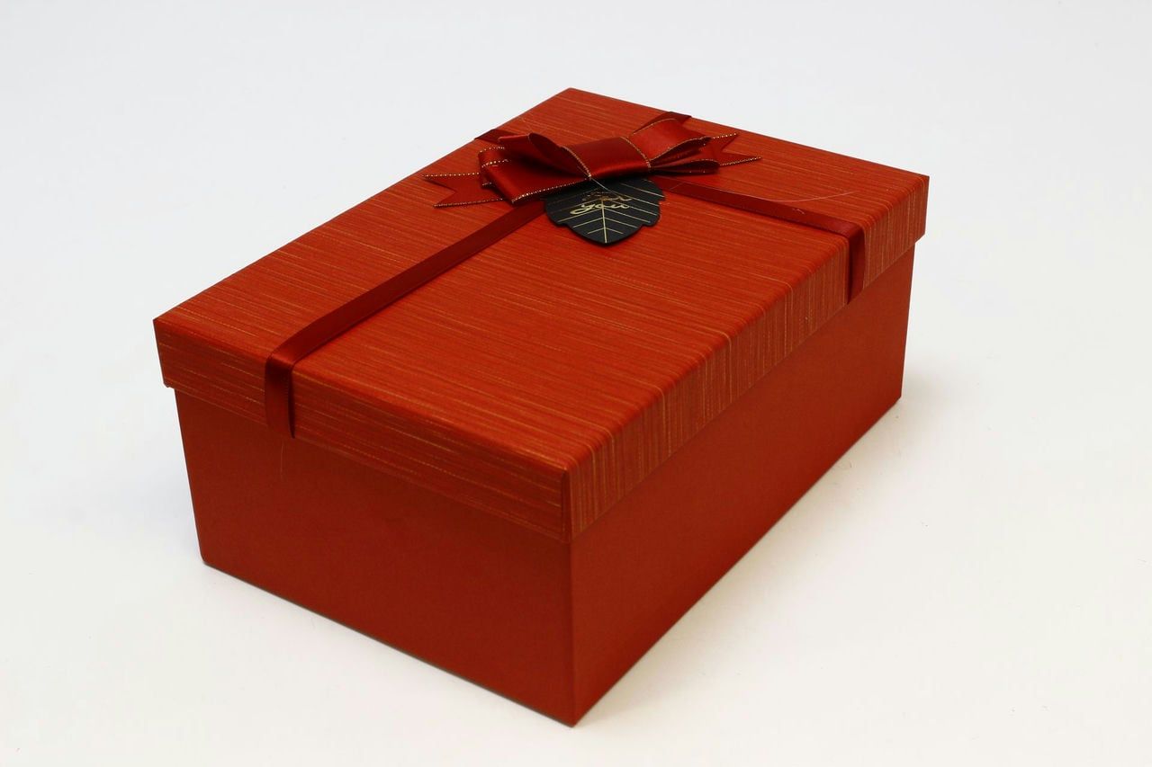 Коробка прямоугольник "For You" 23*16*9,5 см Красная (Арт) 7201540/3-1А
