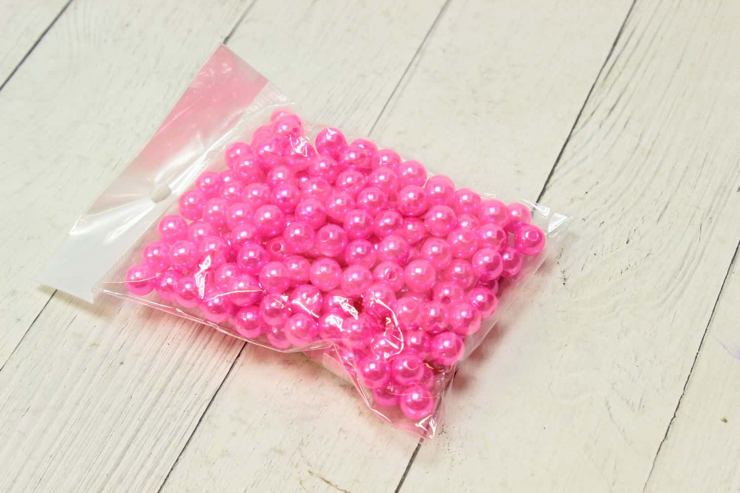 Бусинки 8 мм, 50 гр, Розовый №96