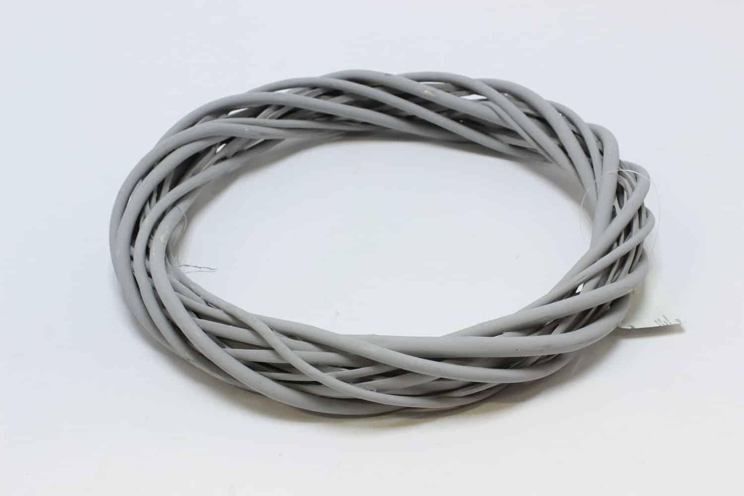 Венок из лозы h30 см Серый